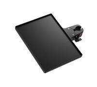 Hellery Microfono Vassoio Porta Accessori Universale Mensola Regolabile Card Materiale Pp Adatto per Palco Trasmissione Dal Vivo Riunioni Registra, nessun supporto per telefono