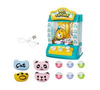 Hellery Mini Distributore Automatico Elettronico di Piccoli Giocattoli, Il Miglior Regalo, Macchina, Gioco Arcade per Bambini, Bambine, Bambini Piccoli, Verde 4 Bambole