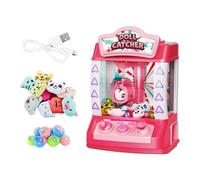 Hellery Mini Distributore Automatico Elettronico di Piccoli Giocattoli, Il Miglior Regalo, Macchina, Gioco Arcade per Bambini, Bambine, Bambini Piccoli, Rosa 10 Bambole