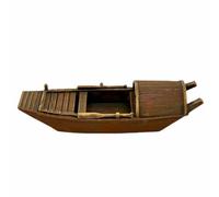 Hellery Miniatura Barca Ornamentale Decorativa Galleggiante Lavorazione Wupeng in Resina per Micro Paesaggi E Meditazione Adatta per Scrivania Libreria Acquario Angolo