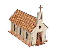 Hellery Modelli di Edifici in 1:72, Artigianato, Case, Miniature, Paesaggi, Scene di Architettura Religiosa, Non Assemblati per Diorami con Accessori