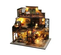 Hellery Modello Illuminazione a Batria Illuminato Casa Delle Bambole -Dapalcoscenico Piani Durevole per Adulti, Scaffale, Scrivania, Stile C