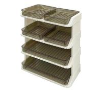 Hellery Multi Layer Display Box Scatola Porta Modellini Supporto Organizzatore Espositore in Pp Struttura Multilivello Adatto per Collezione Gioielli Ufficio, 4 Strati