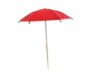 Hellery Ombrellone per Piante da Esterno con Struttura Solida Copri Piante Parasole per Ortaggi da Giardino Rivestimento in Tessuto Resistente Facile Installa, Rosso