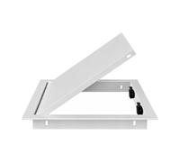Hellery Pannello di Accesso in Alluminio con Sportello di Ispezione Quadrato in Alluminio Multiuso per Bagno, Ufficio, 300 X 300 MM