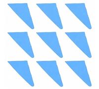 Hellery Panno Pulizia Chiavi Flauto Design Triangolare Panno Pulizia Cuscinetti Sassofono Assorbente per Musicisti, Blu