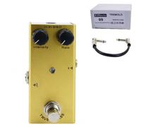 Hellery Pedale con Alimentazione a 9V V Compatto | Pedale commutazione passaggio diretto, Robusto, per Sala Prove, Musicisti, Giallo