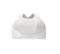 Hellery Pettorina Karate Donna con Supporto Toracico Ergonomico Imbottitura Protettiva in Schiuma Materiale Resistente E Confortevole Elastici Incrociati , L
