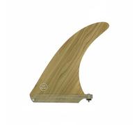Hellery Pinna da Surf Longboard Paddleboard Pinna Centrale Pinna Singola Accessorio Navigazione con in Vetroresina E Finitura in Bambù Adatta per Surfisti Principianti E Esperti Mare Allenamento