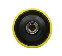 Hellery Platorello, Disco Abrasivo, Ruota Lucidante, Adattatore per Trapano, Piastra di Supporto in Gomma Resistente per Mobili, Metallo, Lucidatura Auto, Pro, 3 pollici 77,5 mm M14