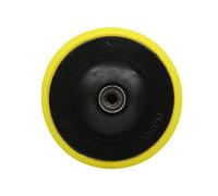 Hellery Platorello, Disco Abrasivo, Ruota Lucidante, Adattatore per Trapano, Piastra di Supporto in Gomma Resistente per Mobili, Metallo, Lucidatura Auto, Pro, 5 pollici 125 mm M14