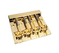 Hellery Ponte per Basso a 4 Corde, Sellette in Ottone, Parti di Strumenti Musicali, Metallo, 5 Fori