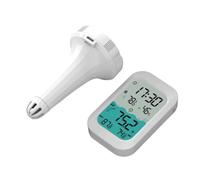 Hellery Pool Temperature Termometro Piscina Digitale Galleggiante Display Grande Canali Multipli Tracciamento Zone Diverse Orologio Comfort Interno Materiale
