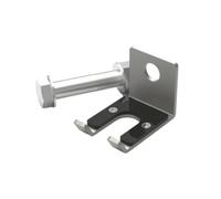 Hellery Porta Bilanciere Alta Resistenza Rastrelliera da Parete Elegante Supporto per Appassionati di Fitness, Garage, Gancio Singolo In Acciaio Inossidabile 304