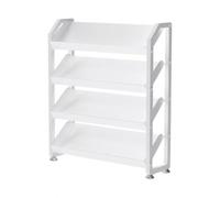 Hellery Portaoggetti in Ferro Peloso Ripiani Saldispazio Rack Stabile Ripiano per Appassionati di Hobby, Bianco, 60CM