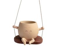 Hellery Portapiante di Sospensione | per Interni Ed Esterni, Vaso Pensile in Resina, Resistente, Fioriera, Angolo Piante da Interno, Finestra, 169A