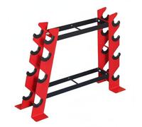 Hellery Portarack Manubri Palestra Supporto Pesetti Bilancieri Scaffale a Due Ripiani Acciaio Resistente Archiviazione Ordinata Salvaspazio Adatto per Allenamento Domestico Garage Stanza Fitness