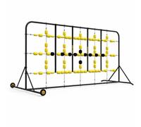 Hellery Rebounder da Calcio Elastico Rebounder con Ruote Autoportante Rimbalzatore da Calcio per Calciatori, Allenatori