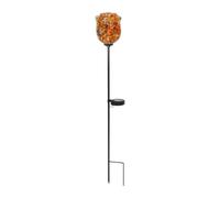 Hellery Rosa Luminosa Solare Decorativa per Esterni, Ornamento per da Giardino, Design Artistico per Il Paesaggio, Alta 66 Cm, Resistente alle, Style a