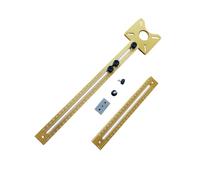 Hellery Router Circle Cutting Jig Support Robusto in Lega per Fresatura Attrezzo per Cabinet Base Trimmer per Lavorazione Del Legno Facile Da Installare, Style B