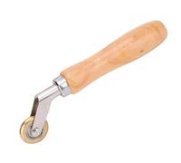 Hellery Rullo Pressore Manuale bile Robusto, Rullo di Saldatura Manuale con Manico in Legno, Compatta, per Cantiere, Saldatori, Inllatori