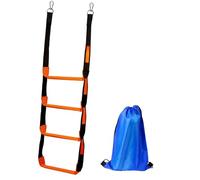 Hellery Scala di per Barche in Corda Robusta con Gradini Larghi E Sicuri per Adulti Adatta a Kayak Canoe E Motoscafi, 4 Gradini 30x114cm