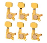 Hellery Sei Piroli per Corde di Chitarra Elettrica, Accessori Realizzati in Lega Robusta, Sigillati a Macchina per Scopi Espositivi, 6 Destra