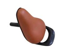 Hellery Sella con Maniglia Integrata Confortevole Sella con Tubo Reggisella Universale Seggiolino Bici Maniglia per Bambini, Marrone, M