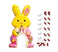 Hellery Set da Golf per Feste di Pasqua, Giocattolo per L'apprendimento Precoce, Golf da Giardino, per Interni Ed Esterni, Celebrazione Pasquale, Camera D, Style B