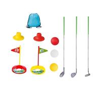 Hellery Set da Minigolf per Bambini con Mazze E Borsa per Il Trasporto, Grigio