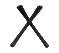 Hellery Spazzole per Bacchette, Spazzole per Percussioni, Strumenti Musicali, Mazze a Mano per Concerti, Scuola, Nero
