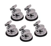 Hellery Supporto per Gamba di Tamburo, per Installazione, Pratico E Professionale Supporto Da Pavimento in Metallo, Supporto per Batteria per Strument, 5 Pezzi