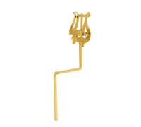 Hellery Supporto per Spartiti con Morsetto in Ferro Porta Spartiti con Clip Regolabile Snello per Bande Musicali, B, Oro, Lungo
