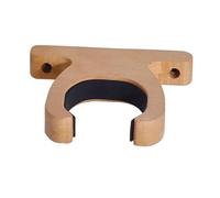 Hellery Supporto per Strumenti Hulusi, Supporto per Flauto Cucurbita a Parete E Mazza Da Baseball, Marrone Chiaro