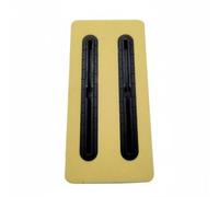 Hellery Supporto Pinnetta Surfboard Fin Scatola Pinna Supporto Deriva Alloggiamento Pvc Compatto con Doppia Fessura per Inserimento Hardware Adatto a, Con Scatola Timone Nera