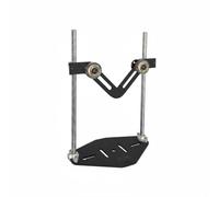 Hellery Supporto Rotante Staffa Materiale Regolabile Rulli Doppia Precisione Rotazione Realizzato in Acciaio Carbonio E Lega Alluminio Adatto per Officina Manutenzione Fai da Te