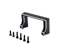 Hellery Supporto Servo RC, Base Servo 244016, Pezzo di Ricambio, Supporto Fisso, Metallo, 1:24, Facile da Montare, Modello di Auto in, Fai da Te, Nero