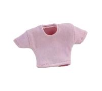 Hellery T-Shirt Corta per Action Figure Femminili in 1:12: Capo in Miniatura Resistente, Moderno E Facile da Indossare per Figure da 15 Cm, Rosa