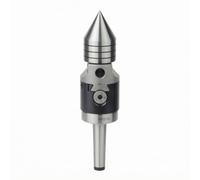Hellery Taper Pin Punta Centro Tornio Supporto Rotante Pernetto Tornitura Acciaio Legato Punta Centrata Stabilizza Pezzo Riduce Vibrazioni Adatta per Officina, MT2