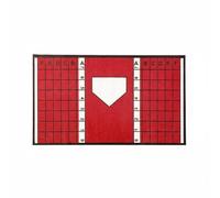 Hellery Tappetino da Allenamento Baseball Mat da Battuta Tappeto da Battuta Piastra da Lancio Tappetino da Softball Leggero E Trasportabile in Poliestere per, 150x300cm, Style-1