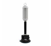Hellery Tavola da Paddle Board Impermeabile Tavola da Paddle Gonfiabile Luci Soffuse per Pagaiatori Notturni, Notte, Acqua Aperta, Luce + Asta + Base A Ventosa Potente