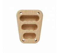 Hellery Tavoletta da Arrampicata Portatile in Legno Tavoletta da Arrampicata con Corda Sospeso Trave per Climber, Bouldering, Trapezoidale