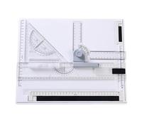 Hellery Tavolo Da Disegno A4, Set di Strumenti Da Disegno Multifunzionali