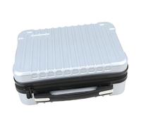 Hellery Telecomando Trasmettitore Custodia con Cerniera Leggero Organizzato Professionale Robusto, Argento