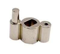 Hellery Valvola Rotore di Ricambio per Tromboni, Gruppo Albero Rotante, Componente Valvola, per Installazione, Accessorio per Strumenti Musicali, Tre in Linea a