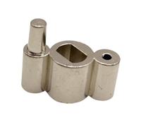 Hellery Valvola Rotore di Ricambio per Tromboni, Gruppo Albero Rotante, Componente Valvola, per Installazione, Accessorio per Strumenti Musicali, Tre in Linea a