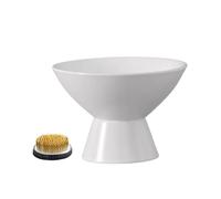 Hellery Vaso da Fiori Versatile E Pratico per La Decorazione della Casa, Ad Esempio Come Contenitore per Composizioni Floreali su Mobili TV O Terrazze, Bianco E Porta Spilli