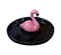 Hellery Vassoio Portagioielli, Contenitore per Gioielli, Moderno, Versatile, Leggero, Piatto Decorativo, Organizer per Gioielli, Espositore per Orecchini, Rosa Nero