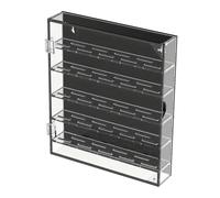 Hellery Vetrina Portaoggetti Shadow Box, Mensola Portaoggetti per Regali, Porta Fiches da, Mobiletto da Parete per Camera da Letto E Soggiorno, Nero