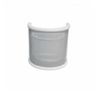 Hellery Wind Filtro per Microfono Schermo Antivento Parabrezza Deflettore Strato Doppio Robusto in Acciaio Copertura Avvolgente a U Fissaggio con Bande, Bianco, Senz Spugna